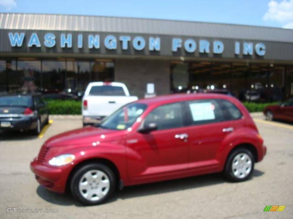 2005 PT Cruiser  - Inferno Red Crystal Pearl / Dark Slate Gray photo #1