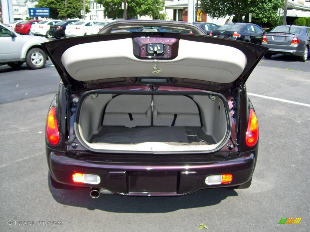 2005 PT Cruiser Dream Cruiser Series 4 Convertible - Dark Plum Pearl / Taupe/Pearl Beige photo #21