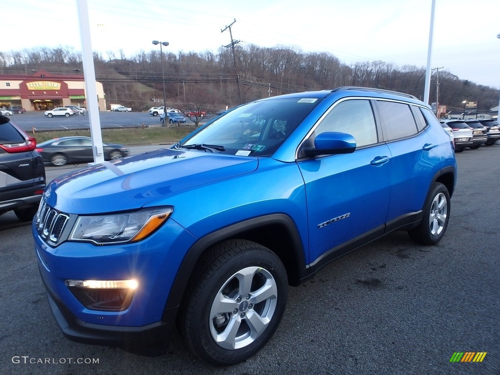 2020 Compass Latitude 4x4 - Laser Blue Pearl / Black photo #1