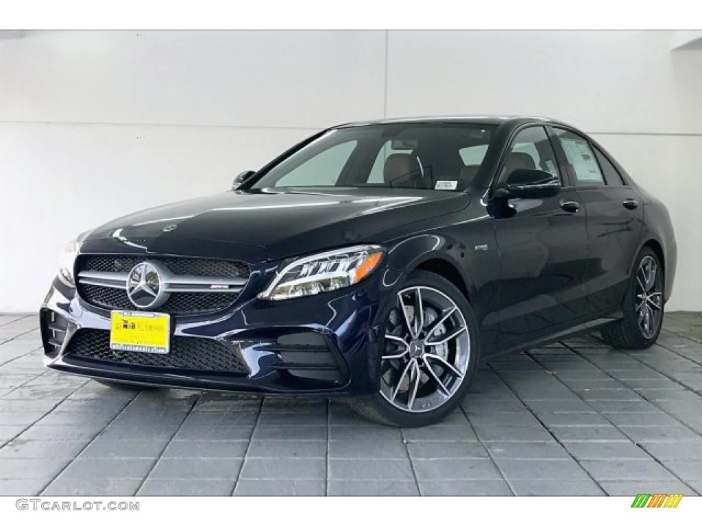 Lunar Blue Metallic 2020 Mercedes-Benz C AMG 43 4Matic Sedan Exterior Photo #136436910