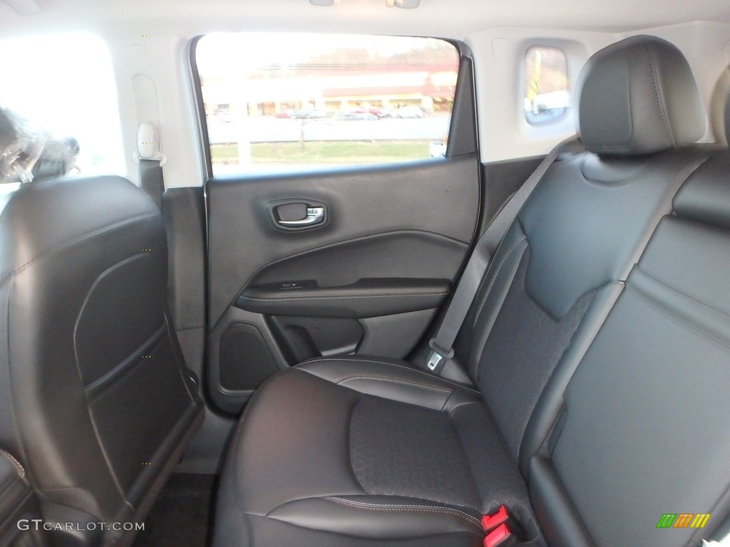 Black Interior 2020 Jeep Compass Latitude 4x4 Photo #136438296