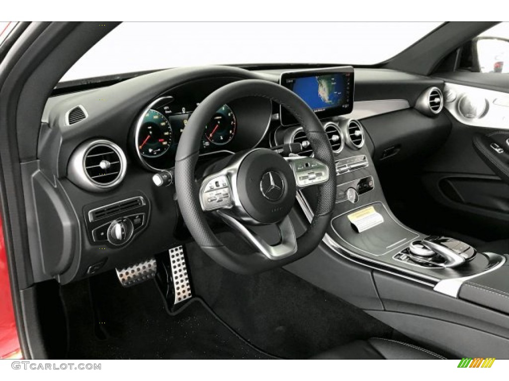 2020 Mercedes-Benz C 300 Coupe Black Dashboard Photo #136438485