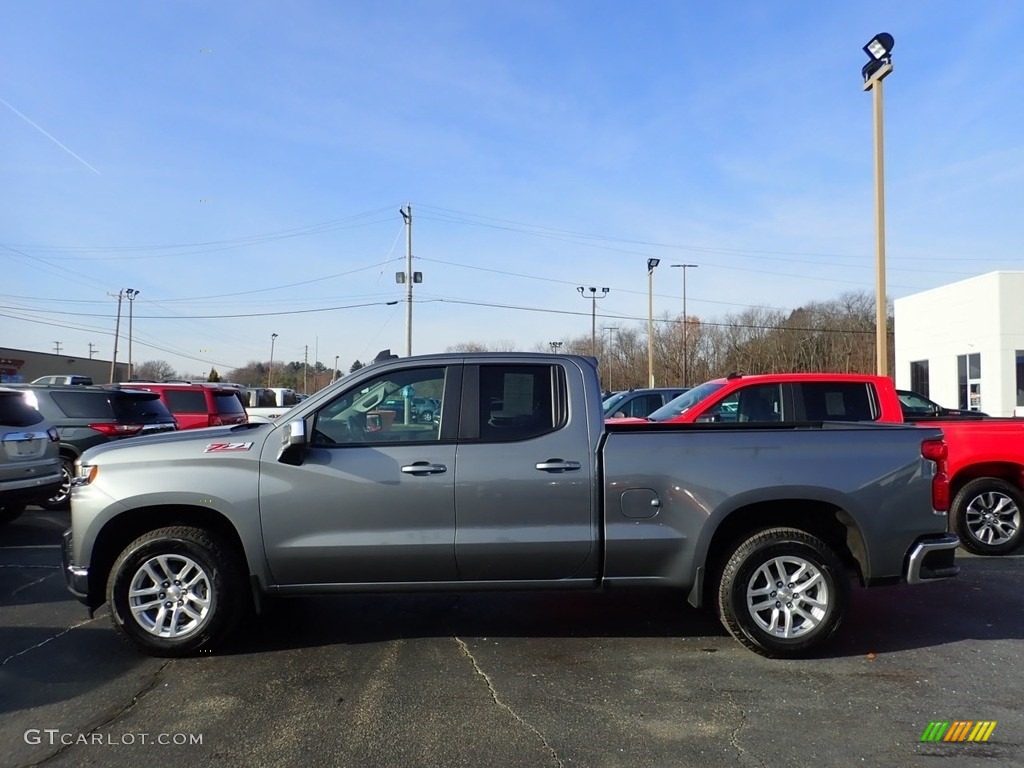 2019 Silverado 1500 LT Z71 Double Cab 4WD - Satin Steel Metallic / Jet Black photo #2