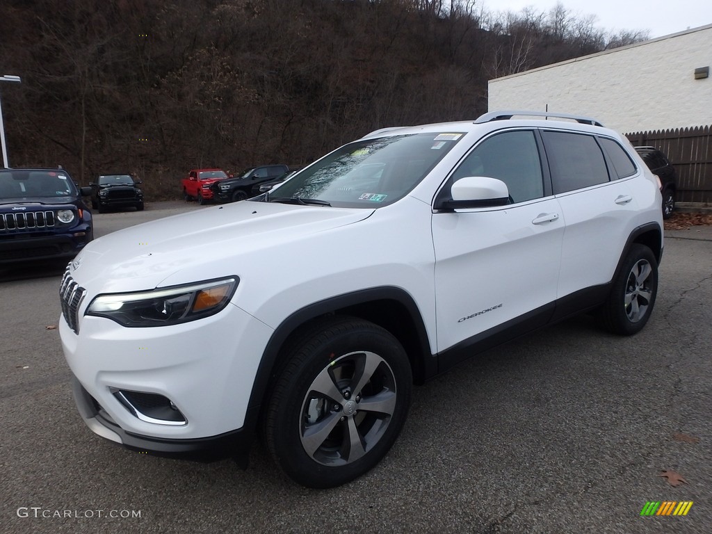 2020 Cherokee Limited 4x4 - Bright White / Black photo #1