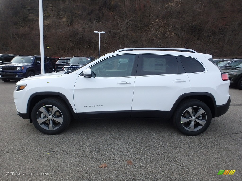Bright White 2020 Jeep Cherokee Limited 4x4 Exterior Photo #136438910