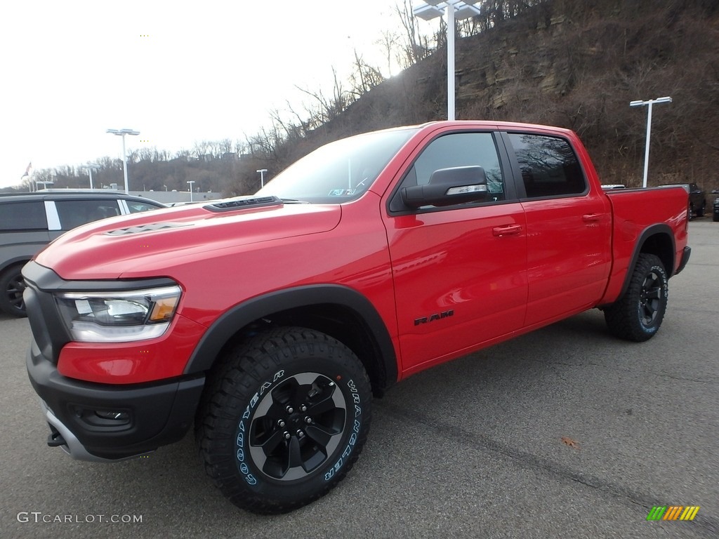 2020 1500 Rebel Crew Cab 4x4 - Flame Red / Black photo #1