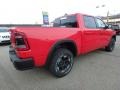 2020 Flame Red Ram 1500 Rebel Crew Cab 4x4  photo #6