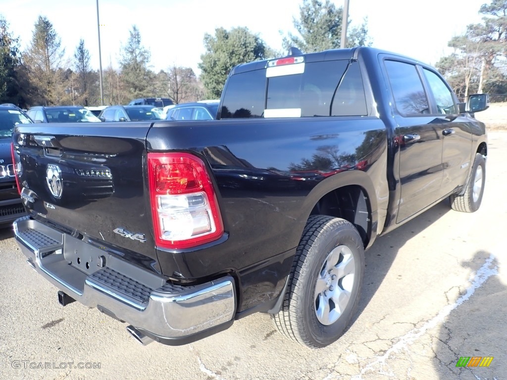 2020 1500 Big Horn Crew Cab 4x4 - Diamond Black Crystal Pearl / Black/Diesel Gray photo #5