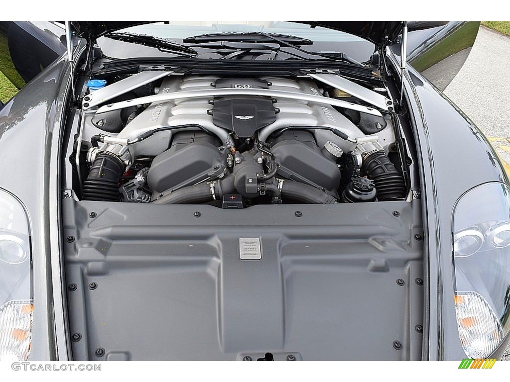 2008 Aston Martin DB9 Volante 6.0 Liter DOHC 48-Valve V12 Engine Photo #136443012