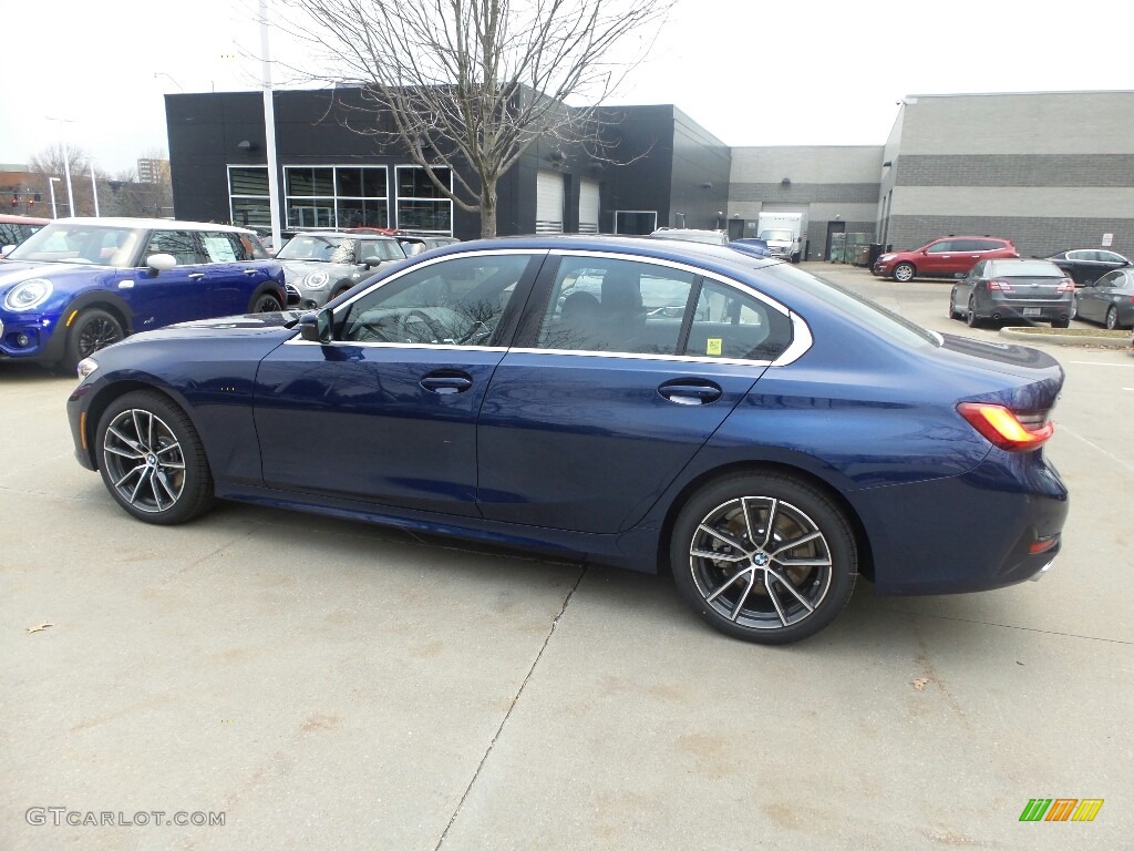 2020 3 Series 330i xDrive Sedan - Mediterranean Blue Metallic / Black photo #5