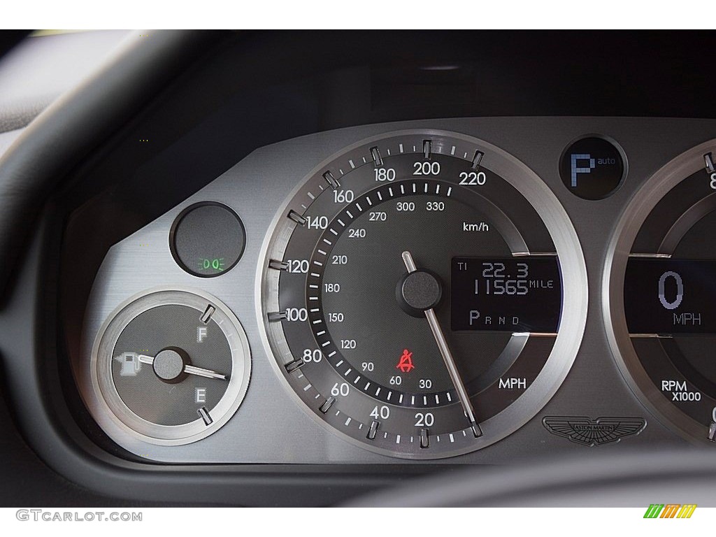 2008 Aston Martin DB9 Volante Gauges Photo #136443707