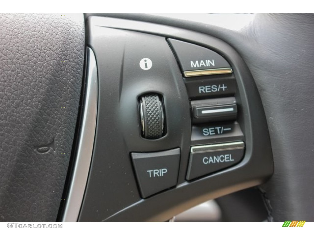 2020 Acura TLX V6 Technology Sedan Espresso Steering Wheel Photo #136443747