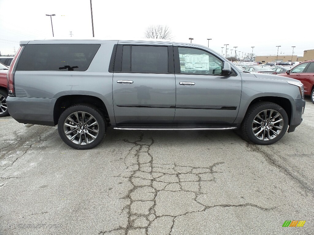 Satin Steel Metallic 2020 Cadillac Escalade ESV Luxury 4WD Exterior Photo #136443894
