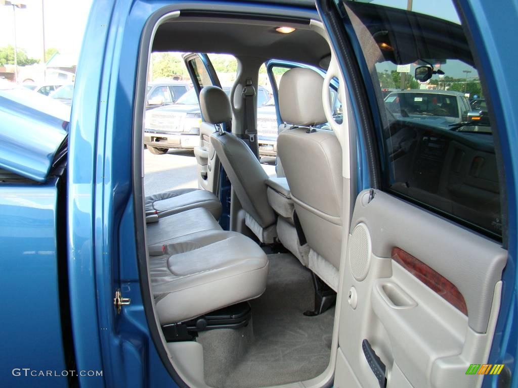 2003 Ram 1500 Laramie Quad Cab 4x4 - Atlantic Blue Pearl / Dark Slate Gray photo #11