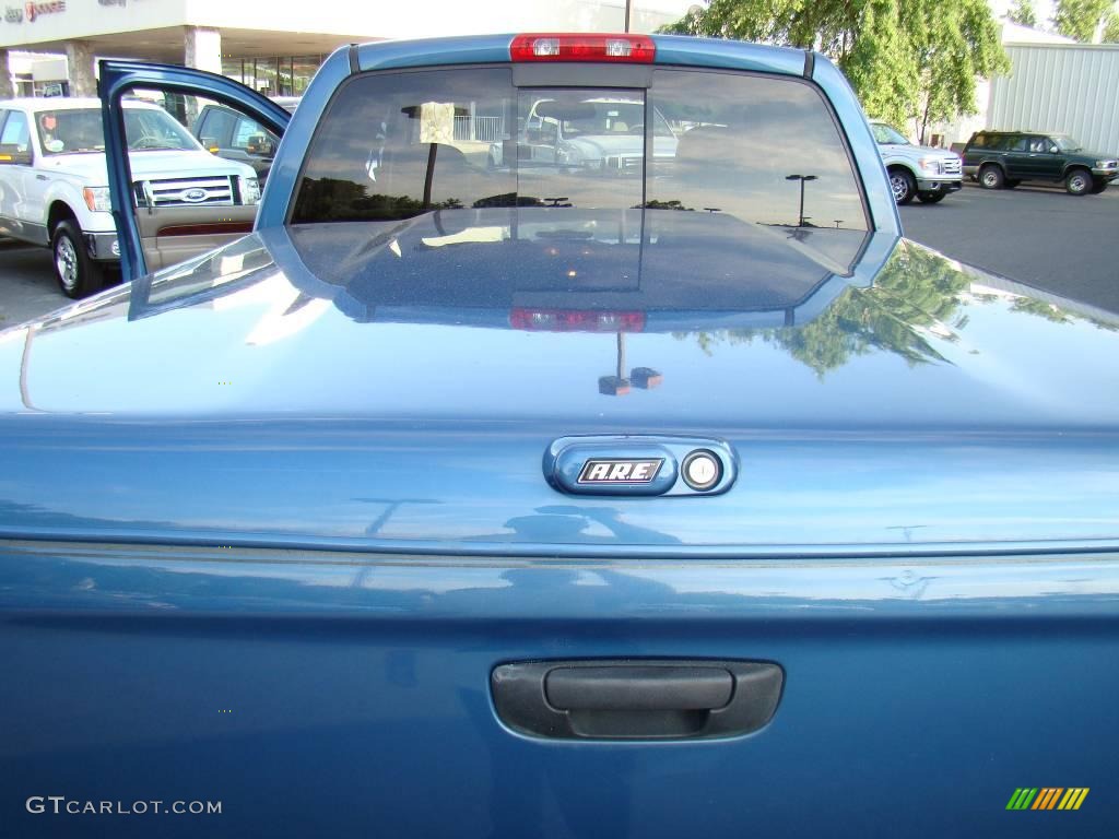 2003 Ram 1500 Laramie Quad Cab 4x4 - Atlantic Blue Pearl / Dark Slate Gray photo #17