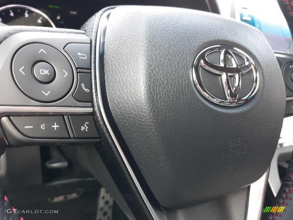 2020 Toyota Avalon TRD Black/Red Steering Wheel Photo #136444848
