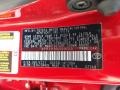  2020 Avalon TRD Supersonic Red Color Code 3U5