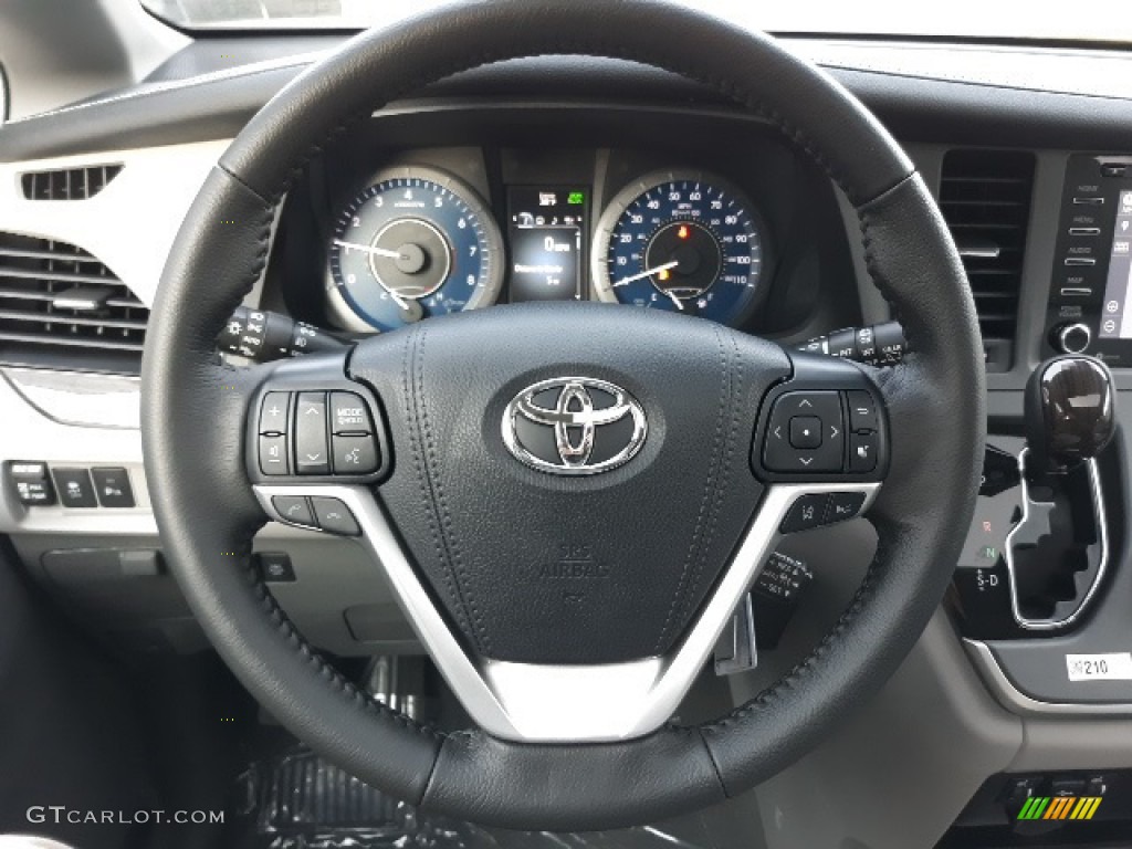 2020 Sienna XLE AWD - Midnight Black Metallic / Ash photo #7