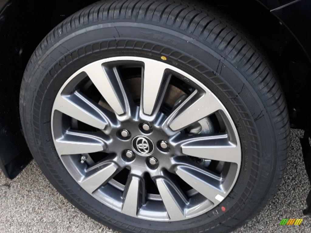2020 Sienna XLE AWD - Midnight Black Metallic / Ash photo #19