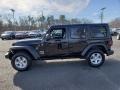 2020 Black Jeep Wrangler Unlimited Sport 4x4  photo #3