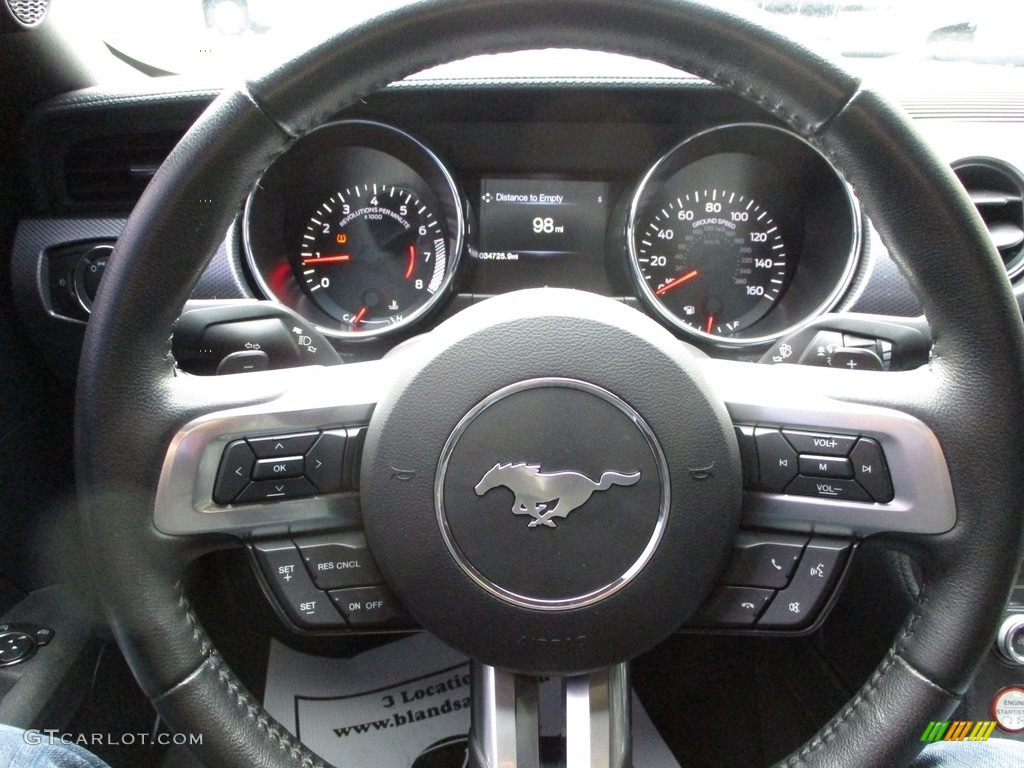 2016 Mustang GT Premium Coupe - Deep Impact Blue Metallic / Ebony photo #12