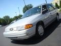1995 Silver Frost Pearl Ford Escort LX Wagon  photo #2