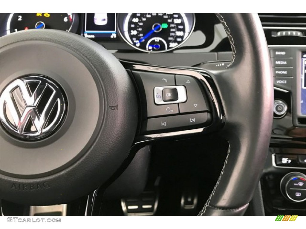 2017 Volkswagen Golf R 4Motion w/DCC. Nav. Black Steering Wheel Photo #136446264