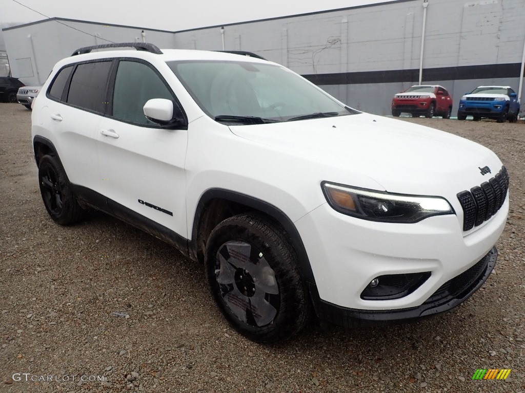 Bright White 2020 Jeep Cherokee Latitude Plus 4x4 Exterior Photo #136446390