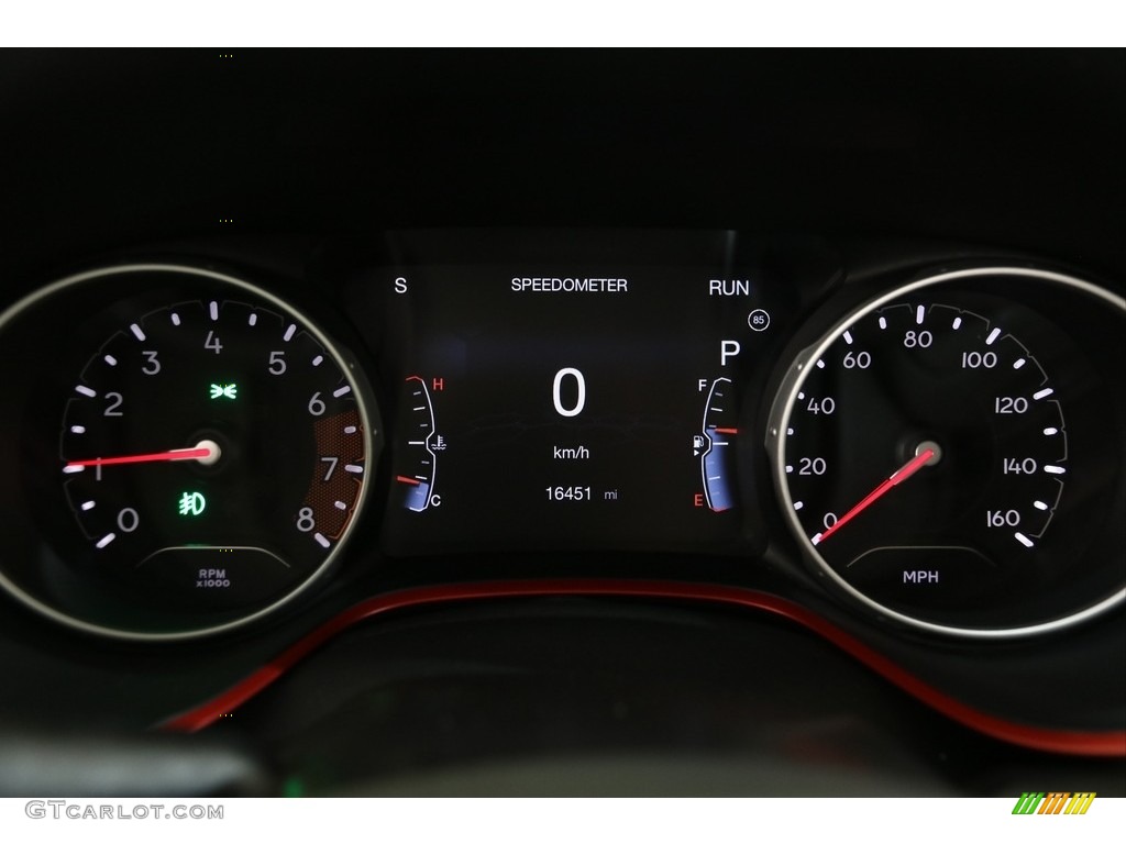 2019 Jeep Compass Trailhawk 4x4 Gauges Photo #136446765