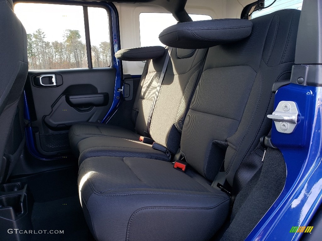 2020 Wrangler Unlimited Sport 4x4 - Ocean Blue Metallic / Black photo #6