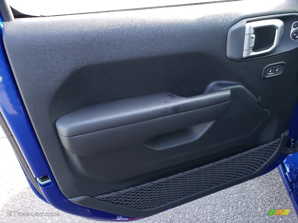 2020 Wrangler Unlimited Sport 4x4 - Ocean Blue Metallic / Black photo #8