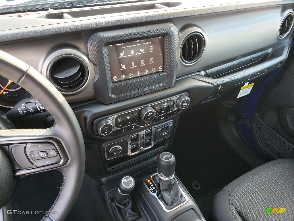 2020 Wrangler Unlimited Sport 4x4 - Ocean Blue Metallic / Black photo #10