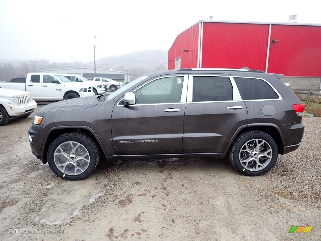 2020 Grand Cherokee Overland 4x4 - Granite Crystal Metallic / Dark Sienna Brown/Black photo #2