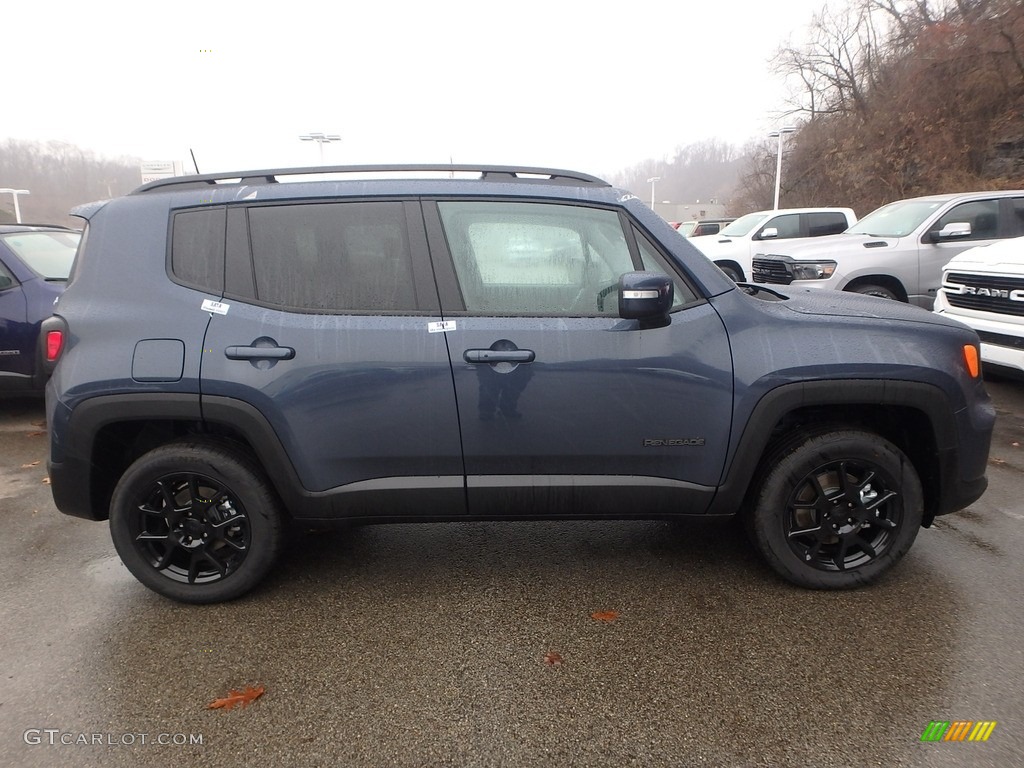 2020 Renegade Latitude 4x4 - Slate Blue Pearl / Black photo #7