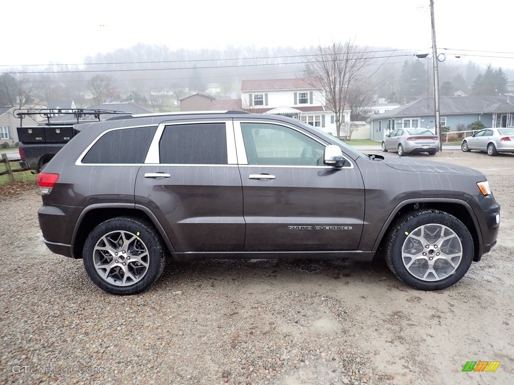 2020 Grand Cherokee Overland 4x4 - Granite Crystal Metallic / Dark Sienna Brown/Black photo #6