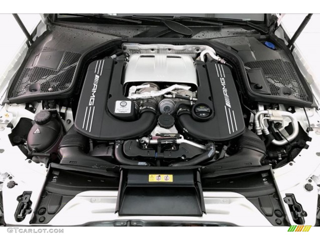 2020 Mercedes-Benz C AMG 63 S Sedan 4.0 Liter AMG biturbo DOHC 32-Valve VVT V8 Engine Photo #136448550