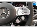 Platinum White/Pearl Black Steering Wheel Photo for 2020 Mercedes-Benz C #136448751