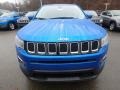 2020 Laser Blue Pearl Jeep Compass Latitude 4x4  photo #9