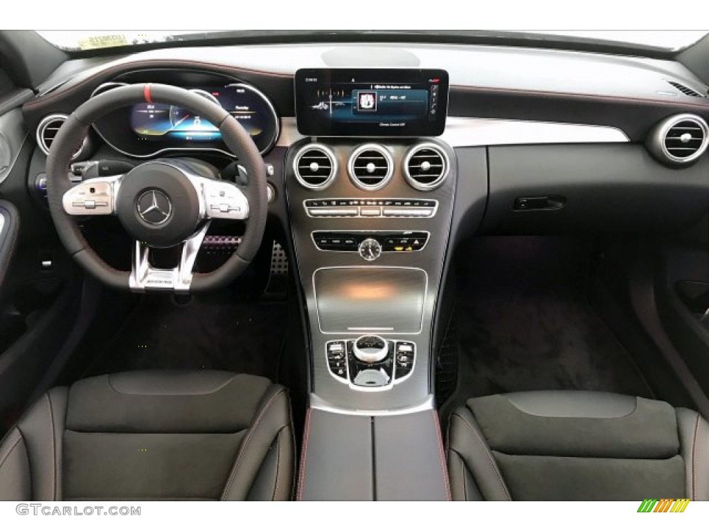 2020 Mercedes-Benz C AMG 43 4Matic Sedan Black Dashboard Photo #136449318