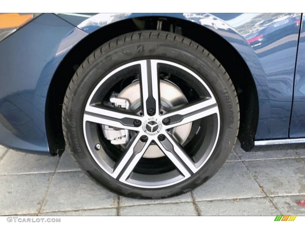 2020 CLA 250 Coupe - Denim Blue Metallic / Black photo #9