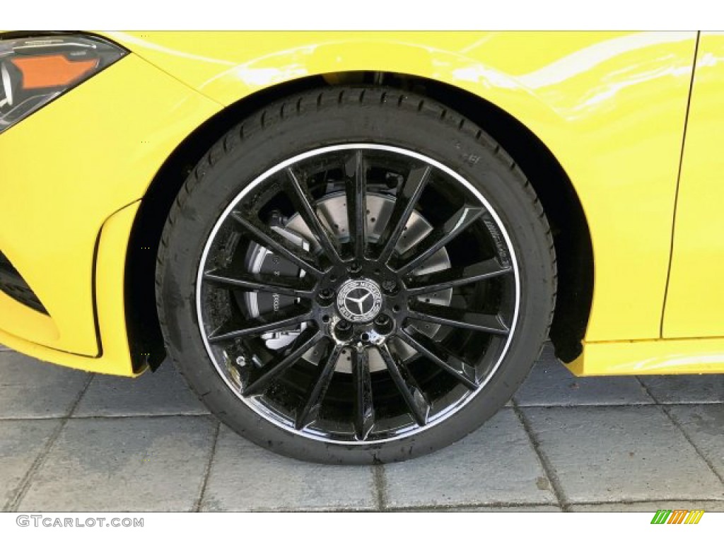 2020 CLA 250 Coupe - Sun Yellow / Black Dinamica w/Red stitching photo #9