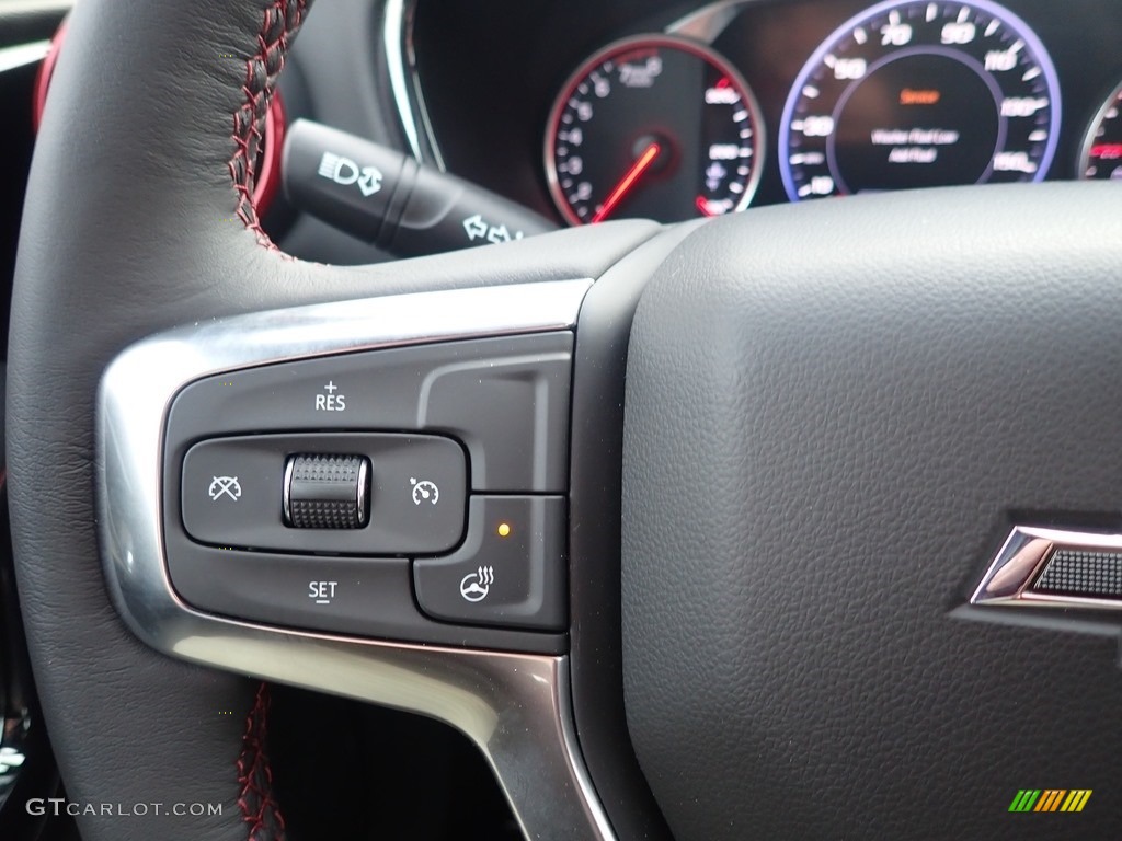 2020 Chevrolet Blazer RS AWD Jet Black Steering Wheel Photo #136451781