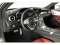 Cranberry Red/Black 2020 Mercedes-Benz C 300 Coupe Dashboard