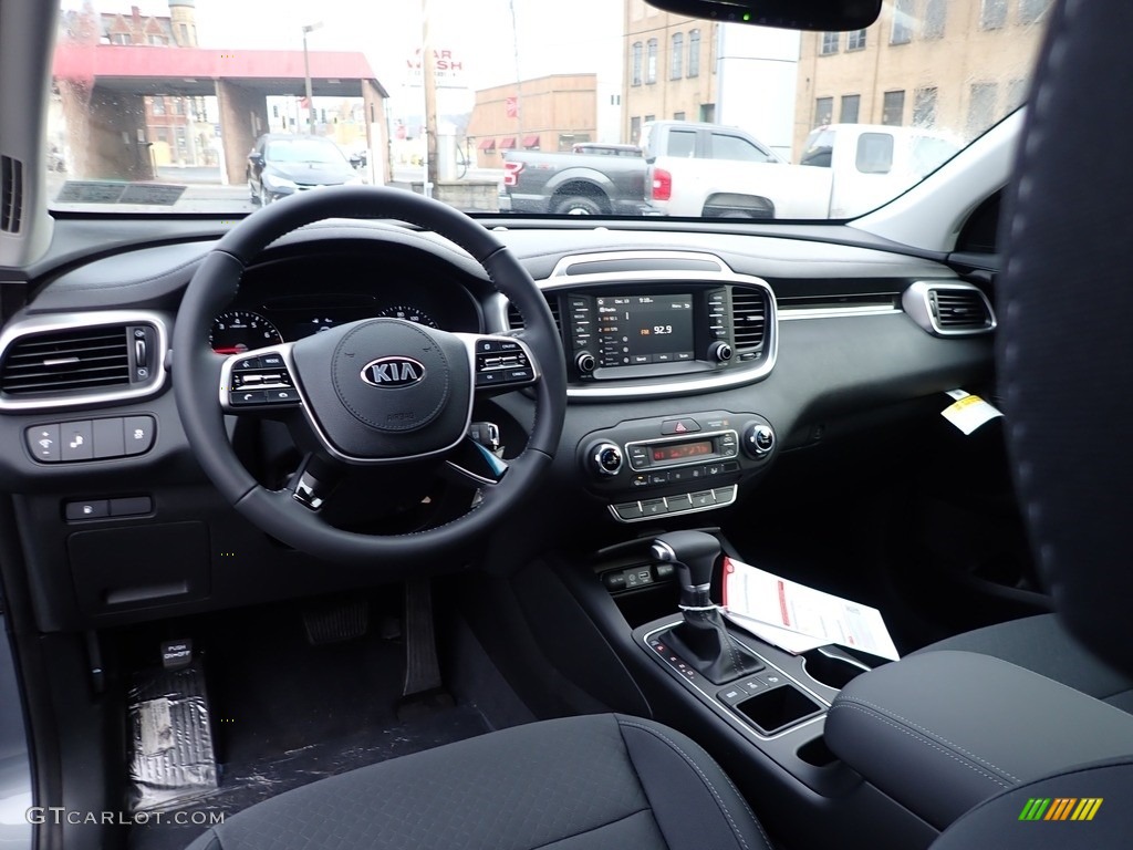Black Interior 2020 Kia Sorento LX AWD Photo #136452039