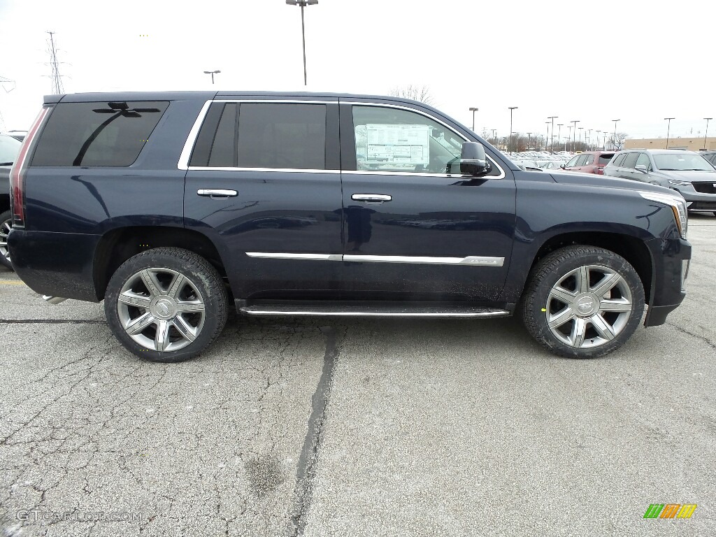 Dark Adriatic Blue Metallic 2020 Cadillac Escalade Luxury 4WD Exterior Photo #136452147