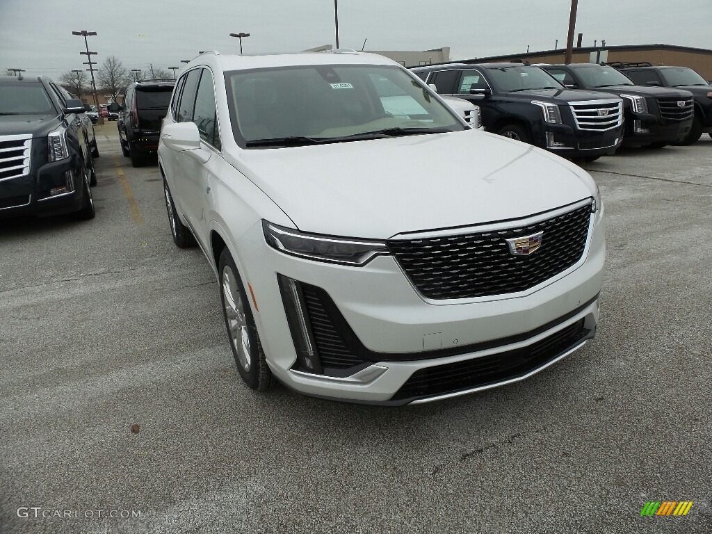2020 Crystal White Tricoat Cadillac XT6 Premium Luxury AWD 136442310