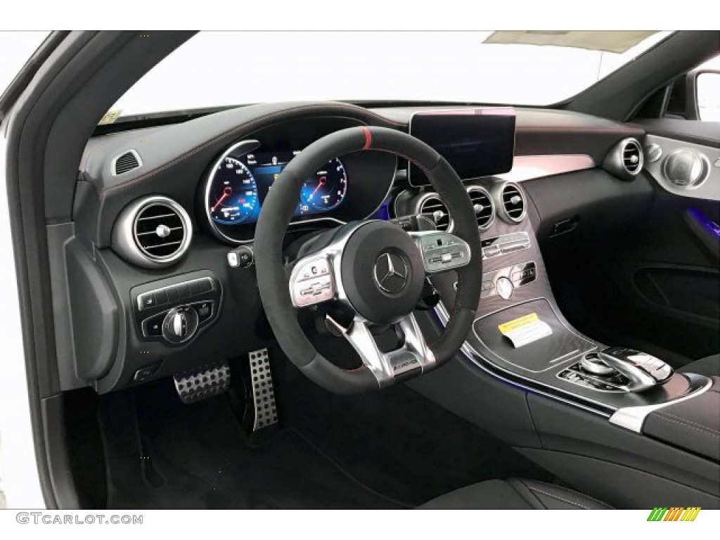 2020 Mercedes-Benz C AMG 43 4Matic Coupe Black Dashboard Photo #136452456