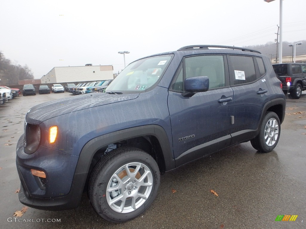 2020 Renegade Latitude 4x4 - Slate Blue Pearl / Ski Gray/Black photo #1