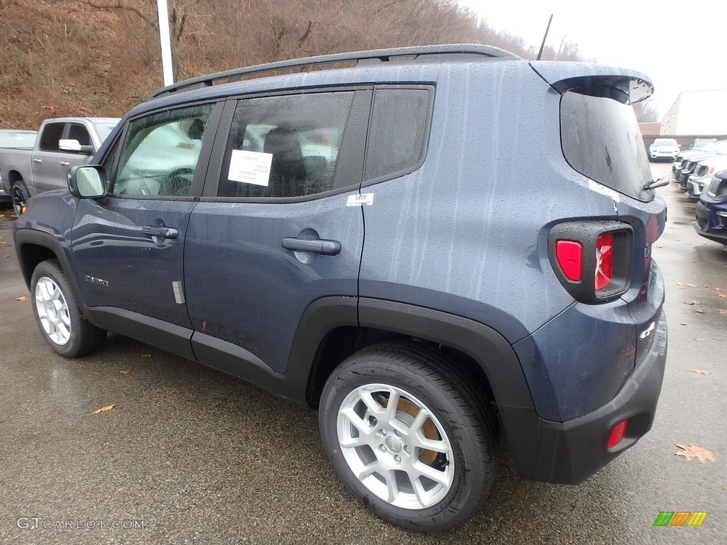 2020 Renegade Latitude 4x4 - Slate Blue Pearl / Ski Gray/Black photo #3