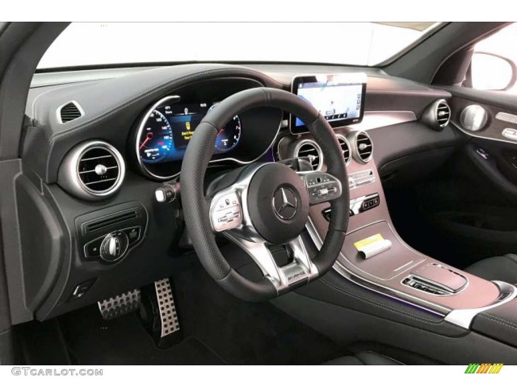2020 Mercedes-Benz GLC AMG 43 4Matic Coupe Black Dashboard Photo #136453581